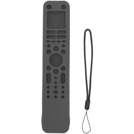 Remote Control Protective Cover Silicone Protective Case Television Accessories with Hand Strap for RMF TX520P Dark Gray