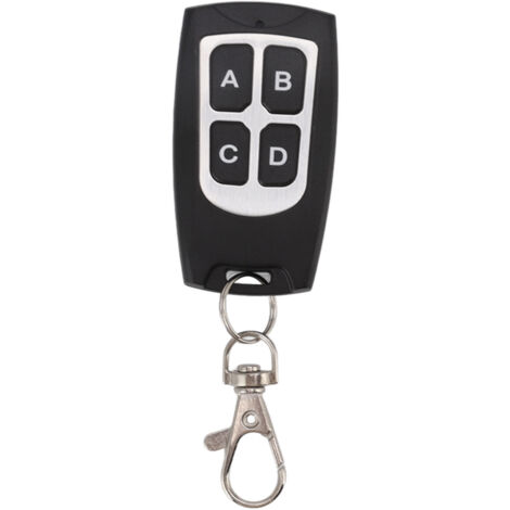 Remote Control Wireless 4 Button with With Key Chain 433Mhz Ultrathin Waterproof Remote Control Switch for Home