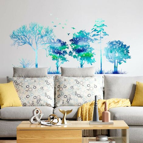 main image of "Removable Creative Purple Lavender Wall Decal DIY"