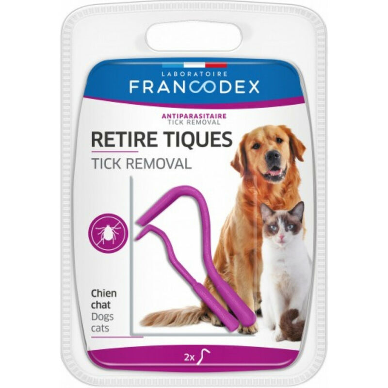 

Removedor de garrapatas para gatos y perros, set de 2.
