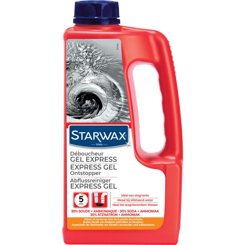 

tubos de desbloqueo de la cocina y del baño 'expreso' - 1L - Starwax