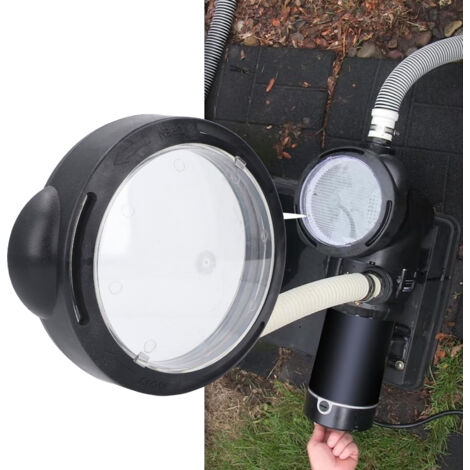 Remplaçage de Couvercle avec Anneau d'Étanchéité ABS pour Filtre SPX5500D, Ensemble (24,5 cm / 9,6 in) pour Maintenance Facile