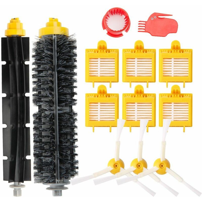 Accessoires Rechange pour Roomba 900 Series 990 980 966 960 900 et 800 Series 896 895 890 886 880 871 870 866 865 860 850 805 AGPTEK Kit de Pi/èces de Rechange pour iRobot Roomba