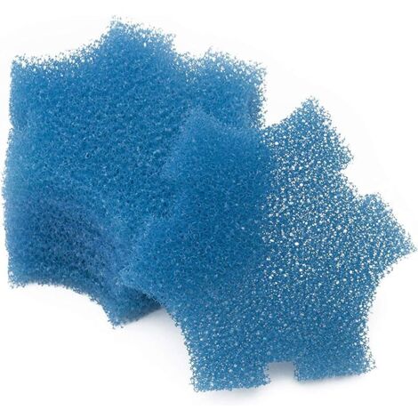 Remplacement Bleu Grossier Mousseux Filtration Convient pour Oase SwimSkim 25 Flottant Etang Ecumoire (Paquet de 6)