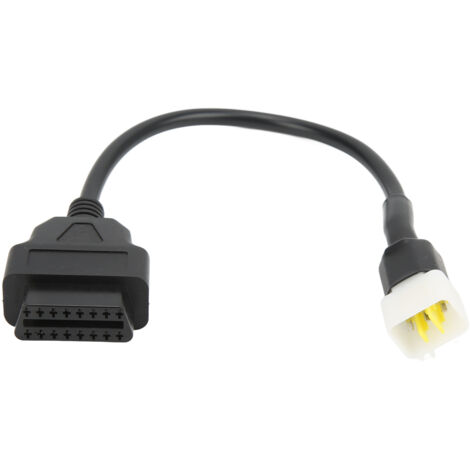 Remplacement d'adaptateur de Diagnostic d'obd de cble de connecteur de Diagnostic de 6 broches pour la moto de Delphi