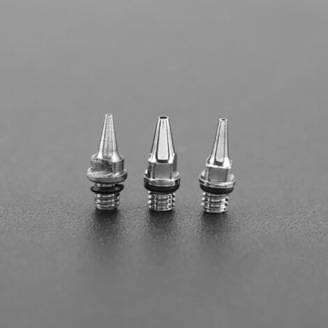 Remplacement d\'aérographe, buse d\'aérographe 3Pcs, pour les professionnels pour les débutants