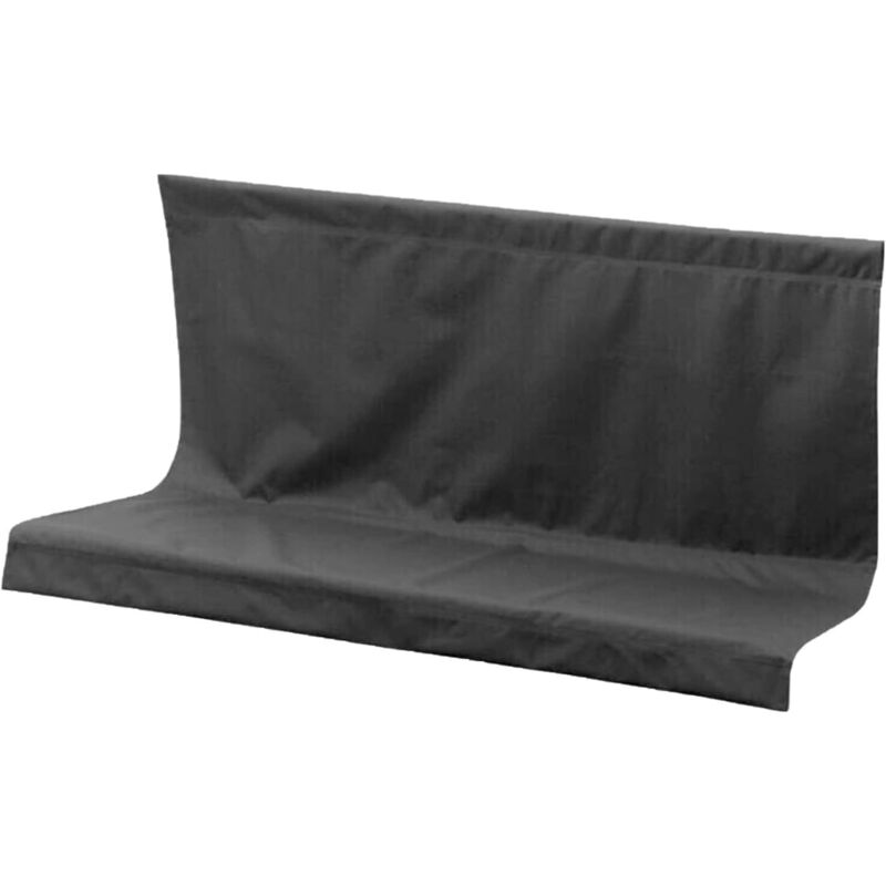 LaBlanc - Remplacement de Balancoire étanche Couverture Chaise Banc Patio Extérieur (Noir,2 siège 113x94cm)