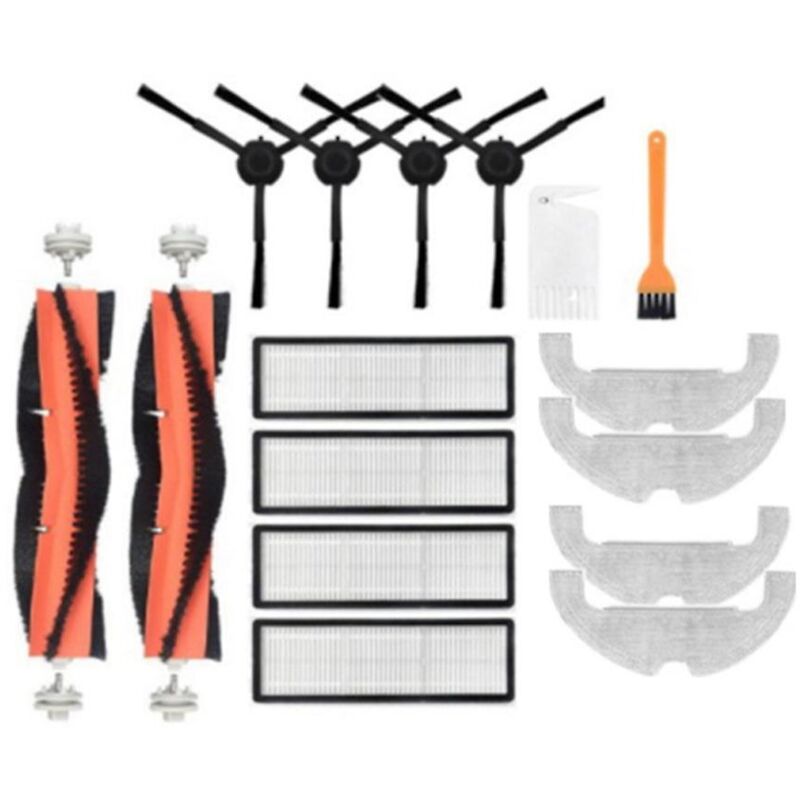Remplacement de chiffon de vadrouille de filtre de brosse latérale principale pour Xiaomi Dreame