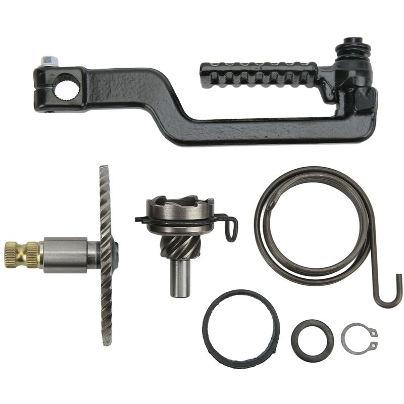 Jeffergarden Remplacement de fer de kit de vitesse de ralenti d'axe de levier de démarrage de coup de pied pour le cyclomoteur de scooter de GY6 50CC