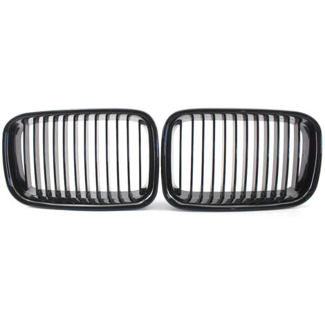 Remplacement de la calandre avant pour BMW E36 325i 320i 318is 1992-96 Grille noire brillante Style d'affaires cool