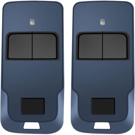 SJQKA Remplacement de la télécommande Mitto 2, Télécommande porte garage 433.92 MHz 2 canaux, télécommande Compatible avec Mitto Cool C2, MITTO COOL C4, MITTO 4(Lot de 2)