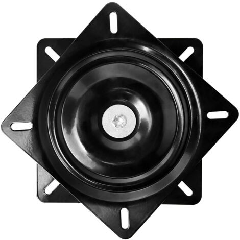 ATALL Remplacement de plaque pivotante pour tabouret de bar robuste de 6,25 po, mécanisme de pivotement carré pour fauteuil inclinable ou meuble - siège de bateau pivotant à roulement à billes