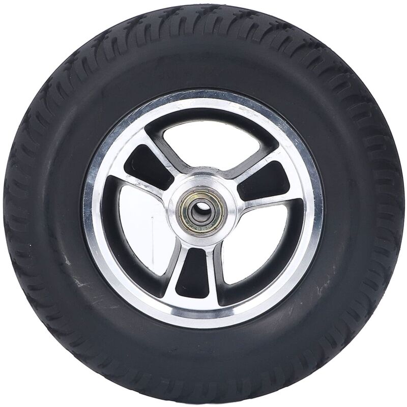 Beijiyi - Remplacement de Pneu de Marcheur Antidérapant de Roue d'unité Centrale de Moyeu D'acier D'alliage de Roue de Fauteuil Roulant pour le