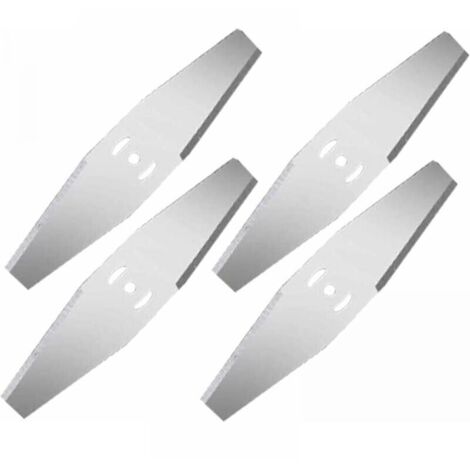 Remplacement des Têtes de Lame de Coupe-Herbe Tondeuse à Gazon Lames de Débroussailleuse Têtes de Lame De Désherbant(Blade x 4)