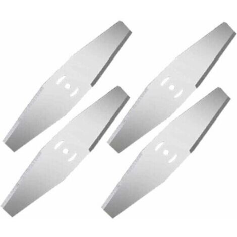 Remplacement des Têtes de Lame de Coupe-Herbe Tondeuse à Gazon Lames de Débroussailleuse Têtes de Lame De Désherbant(Blade x 4)