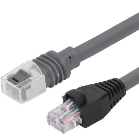 Remplacement d'extension de câble Ethernet Satellite rectangulaire, empêche l'eau Portable pour Mini gris 1m / 3 pieds