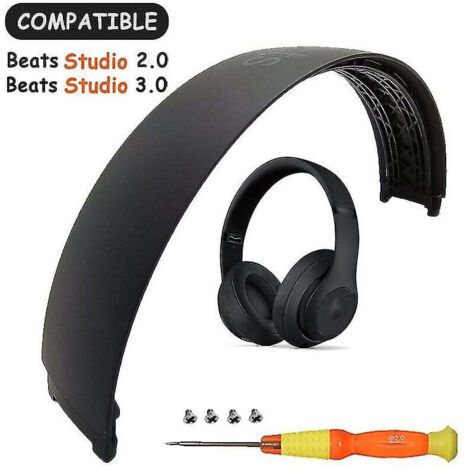 Remplacement du bandeau Studio 2 Réparation de l'arceau du bandeau Compatible avec les pièces de rechange Beats Studio 3 pour les kits de casques Studio3