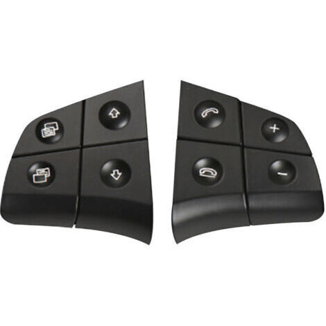Remplacement du bouton de commande au volant pour Mercedes Benz W164 W245 W251 Ml Gl Br Class, noir, 4 boutons
