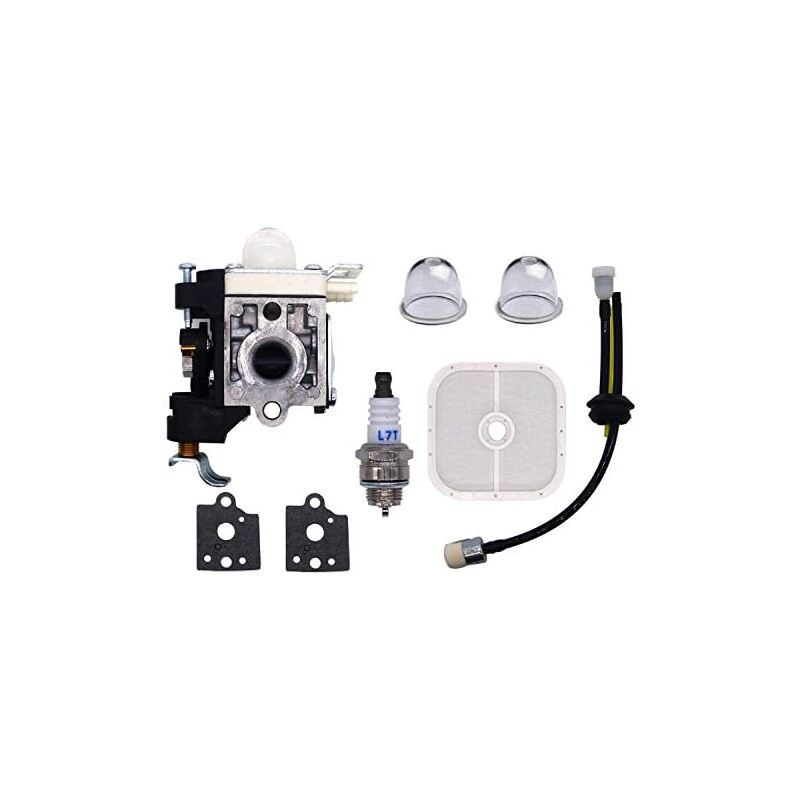 Remplacement du carburateur RB-K90 avec kit d'entretien Repower - Joints de poire d'amorçage - Bougie d'allumage - Filtre à air compatible avec les