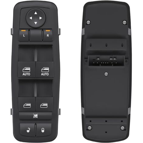 Remplacement du commutateur de vitre électrique côté conducteur pour Chrysler 300 Chrysler 200 2011-2020, Dodge Charger 2011-2019, Ram 1500/2500/3500 2016-2022 - Remplace les pièces d'origine 68139805
