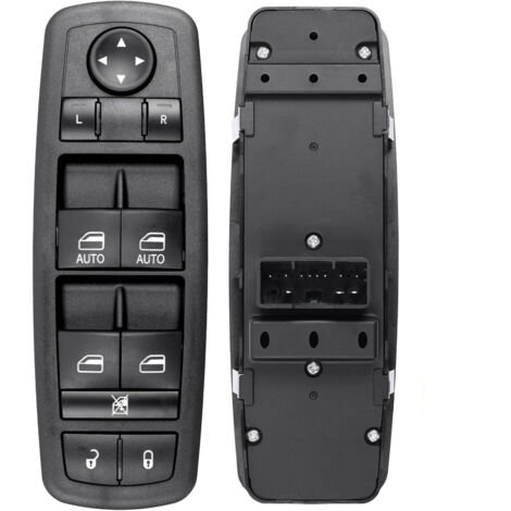 Remplacement du commutateur principal des vitres électriques pour Chrysler 300 2012-2014, Dodge Charger 2013-2014, Journey 2012-2019, 68139805AA, 68139805AB, 68139805AC, 68139805AD, 1S14259, DWS1919