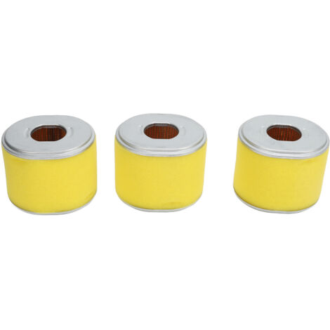 Remplacement du filtre à air de tondeuse à gazon pour GX390 13HP GX340 11HP 17210 ZE3 010 17210 ZE3 505 Jaune 3 pièces