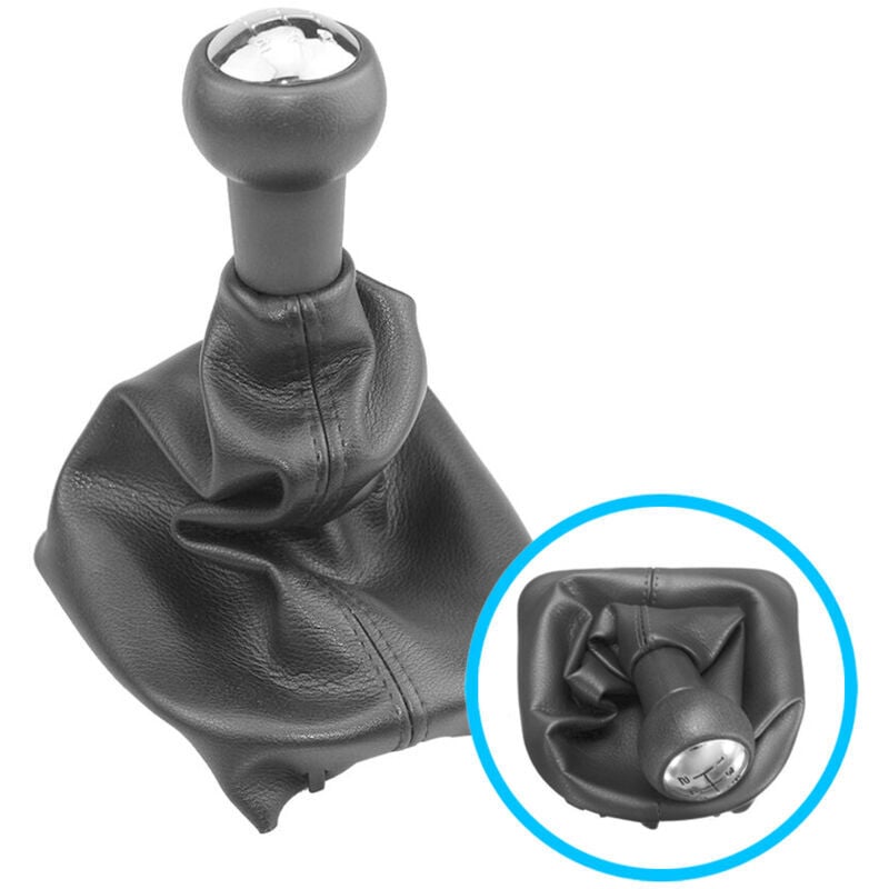 Ikodm - Remplacement Du Levier De Vitesses Automatique - Peugeot 307 207 406 - 5 Vitesses - Avec Cache Anti-Poussiere