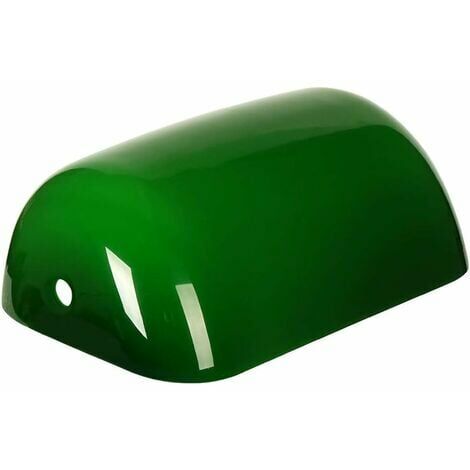 Remplacement Glass Bankers Couverture de l'abat-jour pour lampe de bureau (vert)