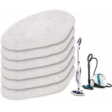 GRID COOL Remplacement pour Polti Vaporetto Brosse Vaporforce, Produit Authentique pour Smart 35Mop, Smart 40Mop 6 pièces