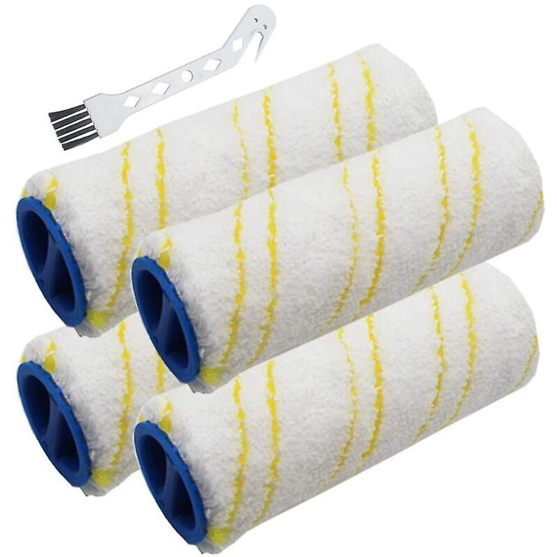 Remplacement pour rouleaux multi-surfaces, compatible avec les nettoyeurs de sols durs Fc7 Fc5 Fc3 Fc3d