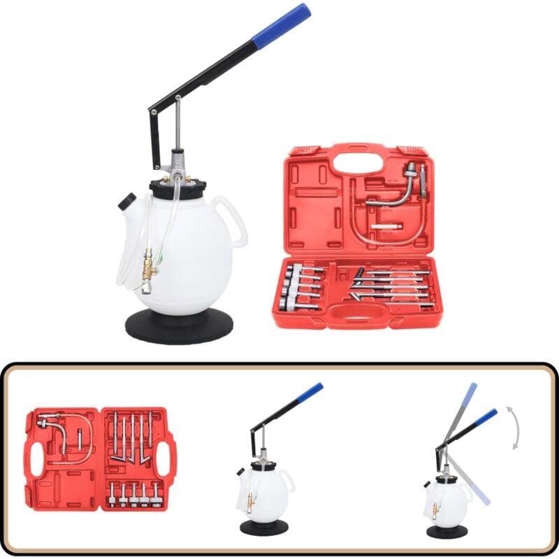 Vidaxl - Remplisseur de liquide de boîte de vitesses automatique 7,5 l - Distributeur Huile atf - Pompe Huile atf - Outil Mécanique - Recharge Boite