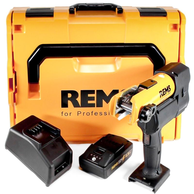 Sertisseuse radiale AKKU-press - Electro-hydraulique - 32kn Rems avec 1 batterie 22V 2.5Ah - chargeur - coffret - 576011 R220