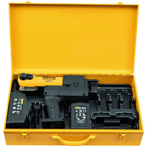 Rems Akku Pressmaschine ACC LI-Ion 22V Radialpresse im Stahlblechkoffer
