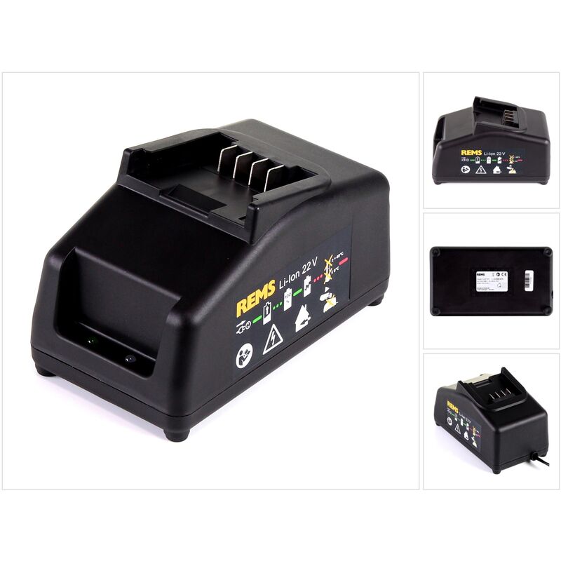 REMS Chargeur rapide 230V Li-Ion, 50–60Hz, 70W (571575 R220)
