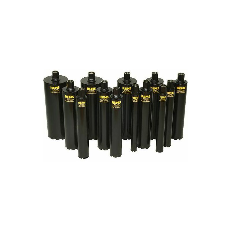 Rems - couronne de carottage universelle diamant, udkb 112x420xUNC 1 1/4, Nb de segments 9