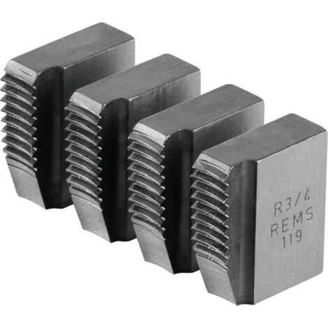 REMS Coussinet de filiere R 3/4" Filetage conique de tube a droite 1 jeu