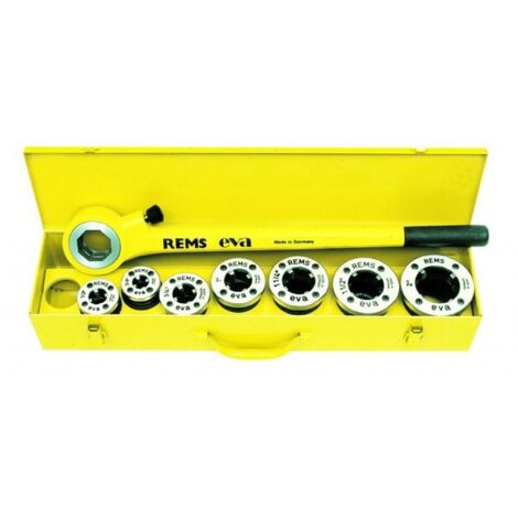 Rems eva - Set eva terraja profesional rosca manual 1/2-2"