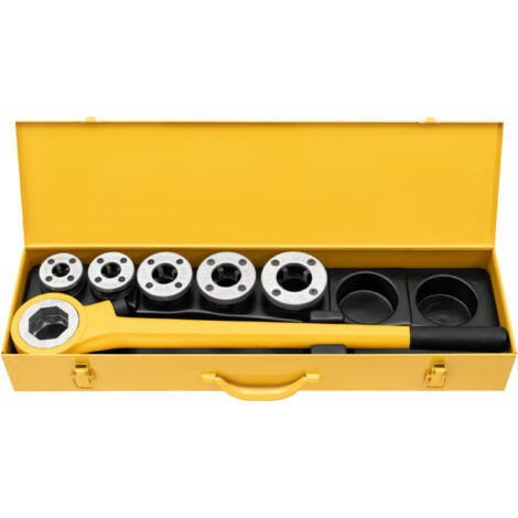 Rems Hand-Gewindeschneidkluppe EVA SET R 3/8-1/2-3/4-1-1 1/4'' im Kasten 520013
