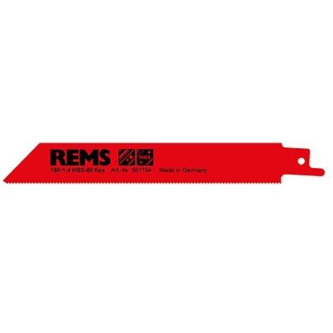 REMS HSS-Universal-Sägeblätter für Metall - 5er-Pack - Länge 150 mm - Zahnteilung 1,4 mm - 561104 R05