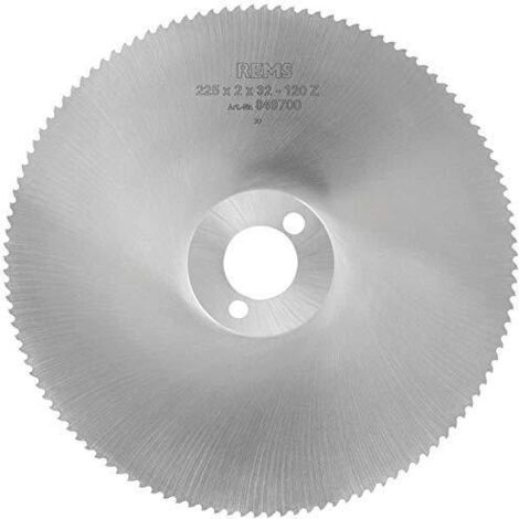REMS Lame de scie circulaire HSS special pour tubes en acier inoxydable 225x2x32, 220 dents