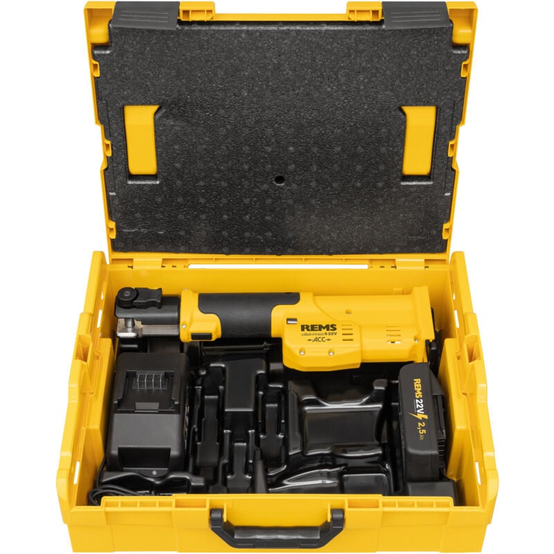 Rems - Sertisseuse Mini-Press s 22 v acc Basic-Pack L-Boxx- 578016 R220