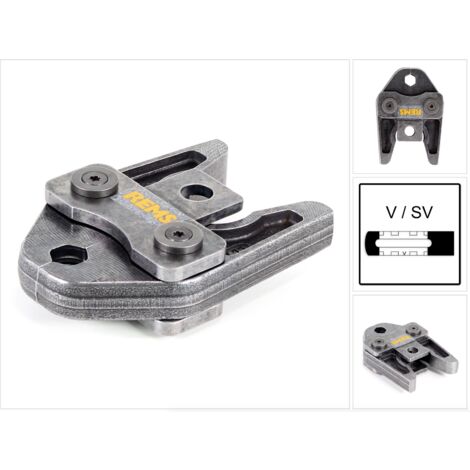 Rems Presszange V 15 mm mit 2 schwenkbare Monoblock Pressbacken