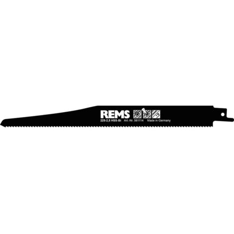 REMS Sägeblatt 225-2,5 mm Säbelsägeblätter für Holz und Metall, 3er Pack