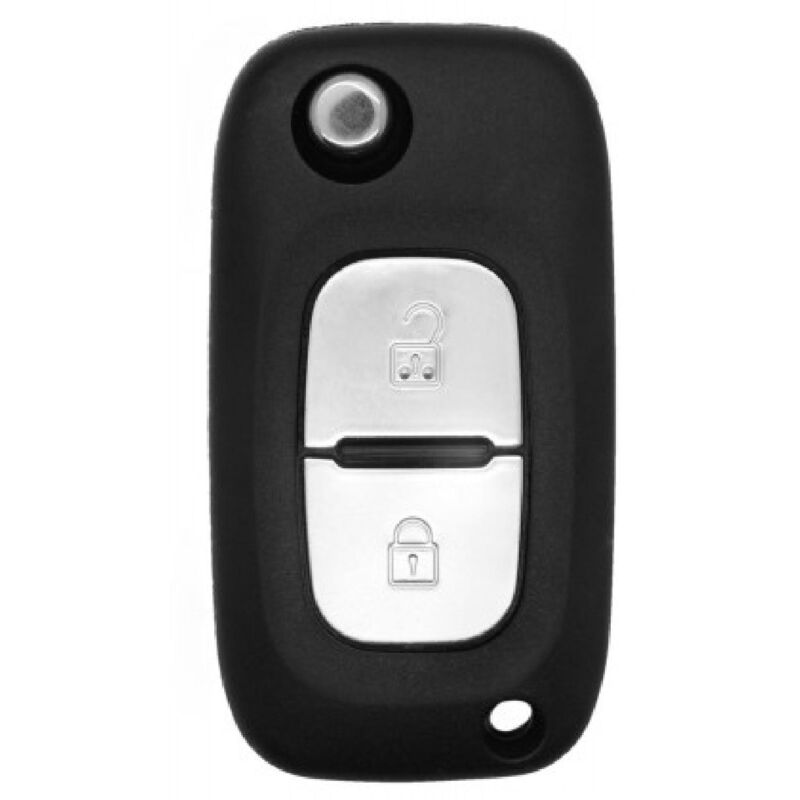 Adnauto - REN201 Coque clef compatible avec Renault 2 boutons