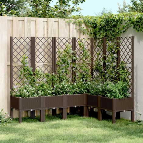 Renaissance mit Gitter braun 160x120x142 cm PP