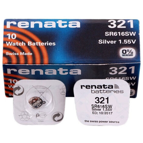 Renata 321 Knopfzelle Silber 1,55 V 14,5 mAh