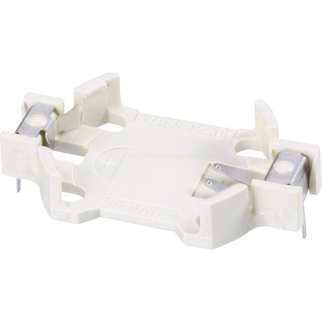 Renata 701106 Knopfzellenhalter 1x CR 2032 Horizontal, Durchsteckmontage THT (L x B x H) 28.5 x 20 x