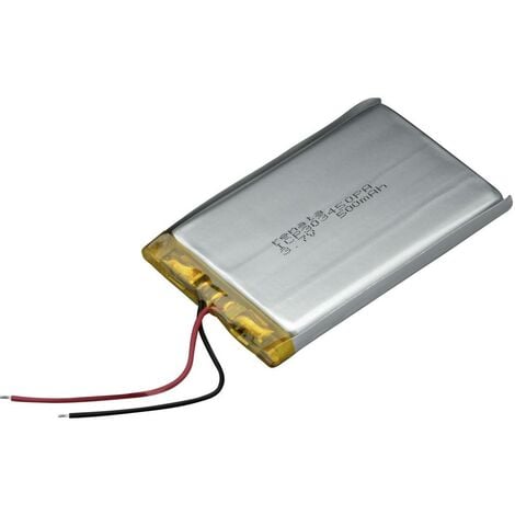 Renata ICP303450PA Batteria ricaricabile speciale Prismatica con cavo LiPo 3.7 V 500 mAh