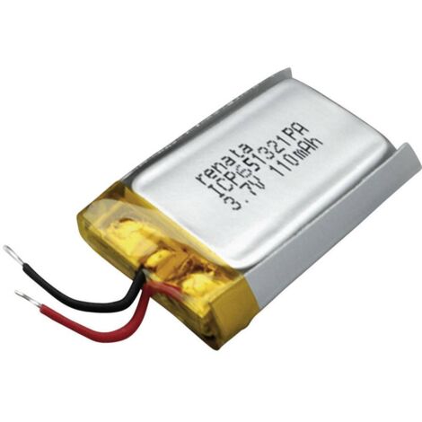 Renata ICP651321PA Pile rechargeable spéciale prismatique avec câble LiPo 3.7 V 120 mAh 1 pc(s)