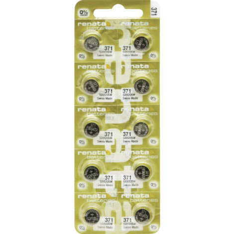 Renata Knopfzelle 371  10 St. 40 mAh